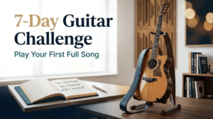 7-Day Guitar Challenge: Play Your First Full Song in 7 Days